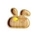 Kiddies & Co Bunny Bamboo Plate - Yellow